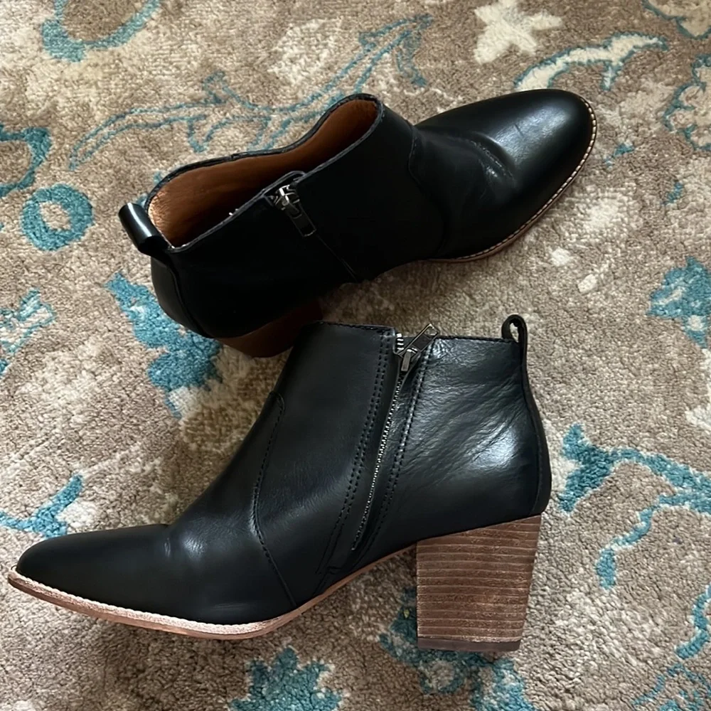 Madewell Brenner Ankle Boot sz 9.5 in Black